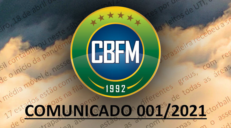 Comunicado 001/2021 – CBFM