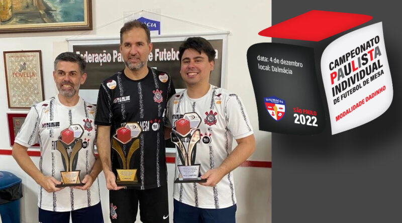 Galdeano do S.C. Corinthians Paulista é Campeão Paulista 2022 Modalidade Dadinho